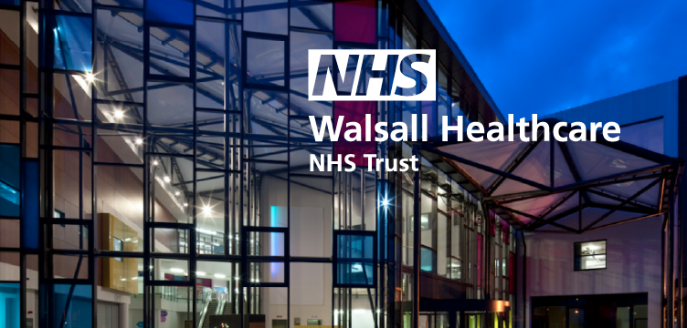 NHS Walsall case study page thumbnail