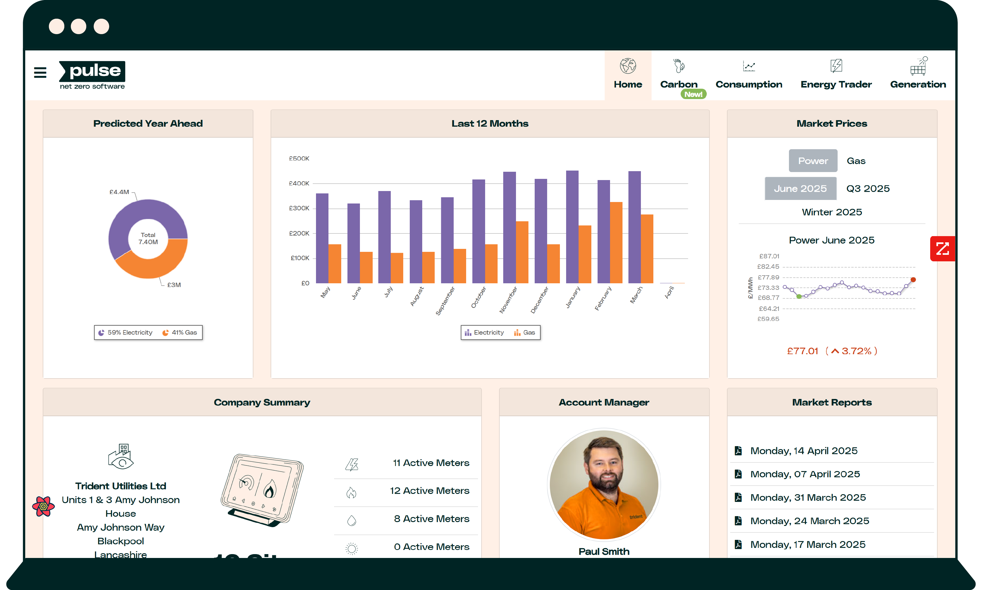 UI - Pulse - Home Page